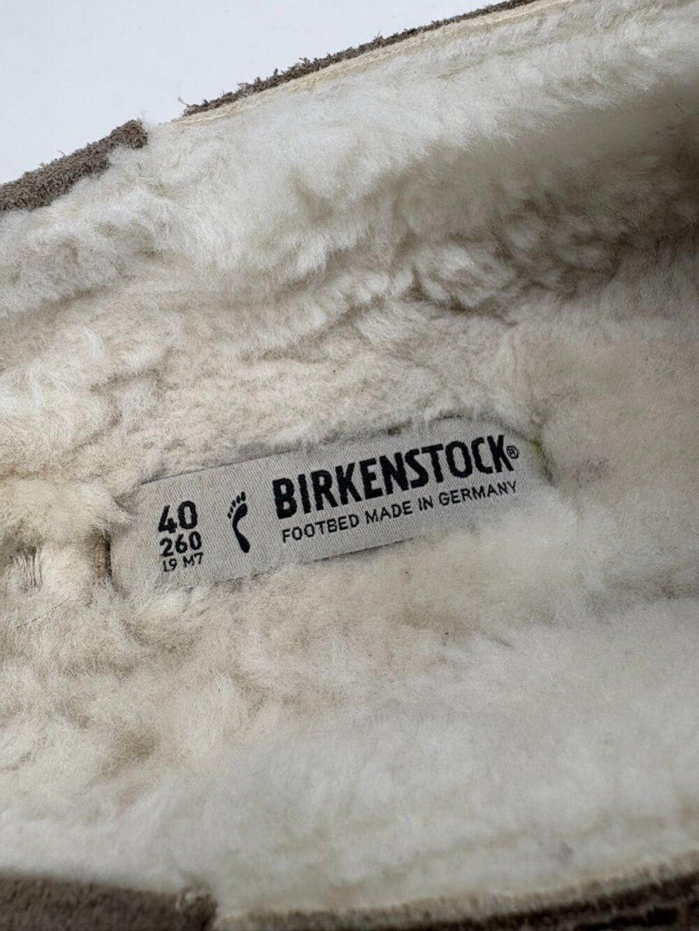 Birkenstock Buckley Shearling Lined Clog – Taupe – EU 40 / US Women’s 9 - Picture 8 of 11